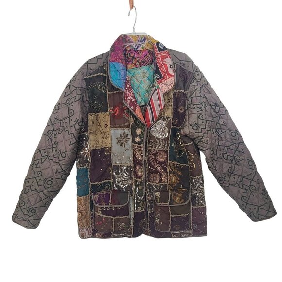 C:eed Jackets & Blazers - C:eed Women's Reversable Quilted Barn Coat Jacket Size M